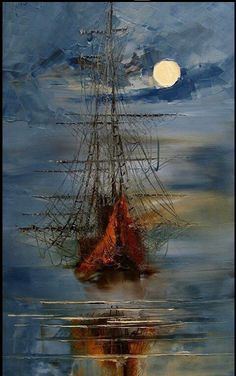 Ship Oil Painting Artists