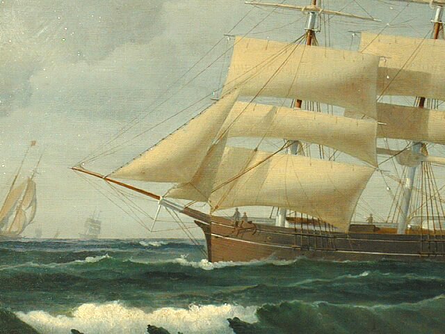 640x480 Fine Art Emporium - Ship Oil Painting Artists