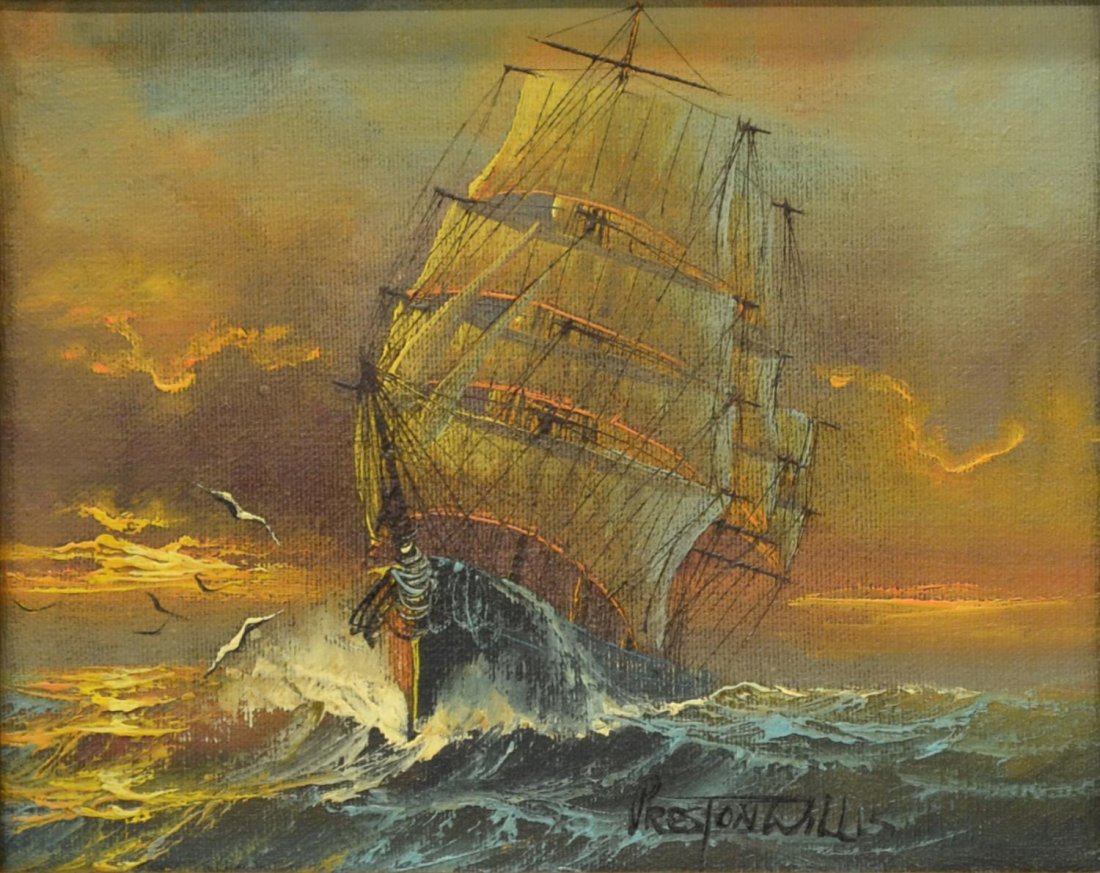 1100x873 Preston Willis, Ship Painting - Ship Painting