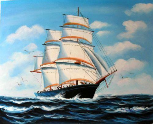 500x406 Ship Painting Ebay - Ship Painting