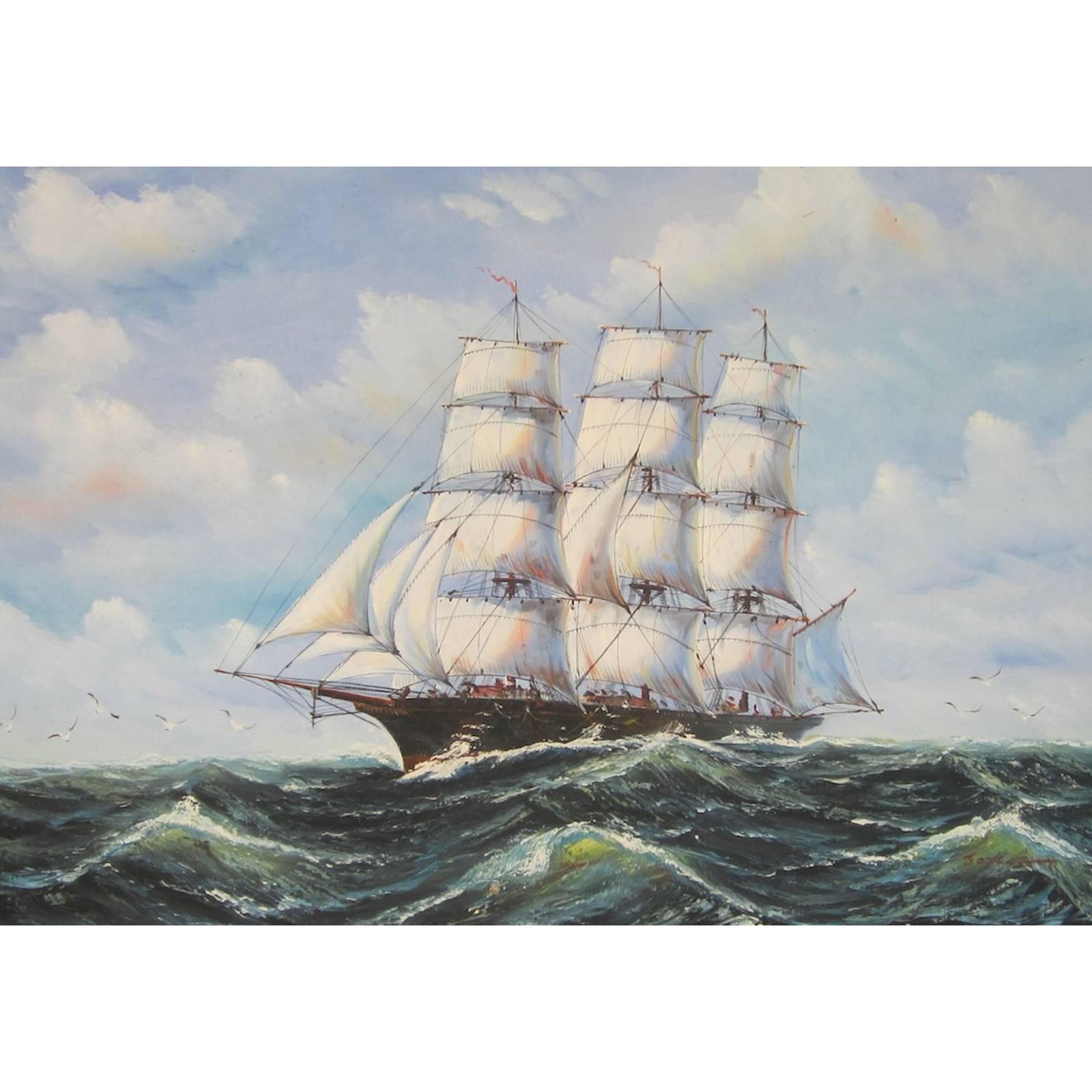 1600x1600 Clipper Ship Painting For Sale - Ship Painting