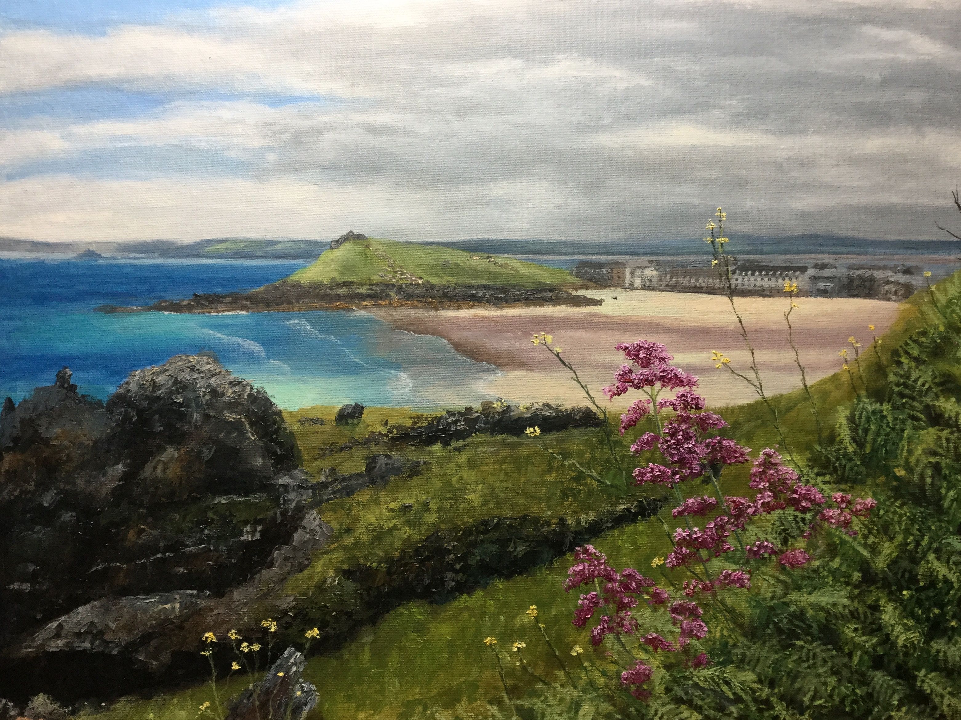3123x2342 St Ives, Cornwall By Pat Shipman Oil Paintings - Shipman Painting