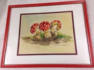 300x225 Vintage Original Watercolor Painting Barbara Shipman Ebay - Shipman Painting