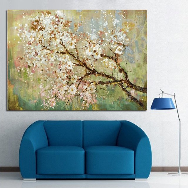 640x640 Free Shipping Large Canvas Art Cheap 100% Hand Painted Abstract - Shipping Large Painting