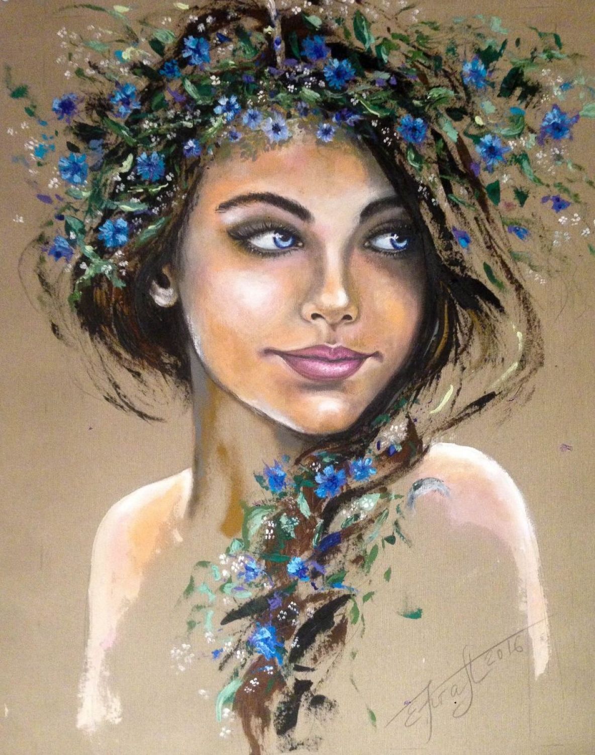 1184x1500 Original Acrylic Painting On Unstretched Canvas 65x92cm. These - Shipping Painting Cost