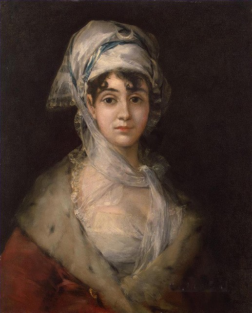 517x640 Actress Antonia Zarate Francisco De Goya Whole Sale Oil Painting - Shipping Painting Cost