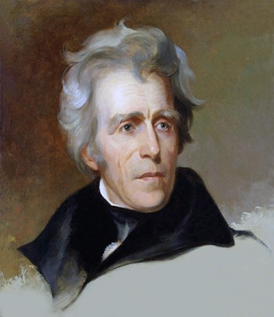 400x462 Andrew Jackson Portrait Oil Painting Work 100% Hand Painted - Shipping Painting Cost
