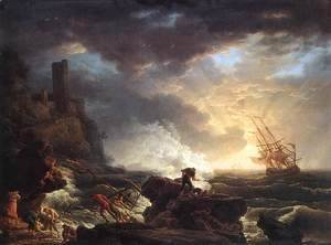 300x222 Famous Paintings In Groeninge Museum, Bruges, Belgium 1st Art - Shipwreck Painting Famous