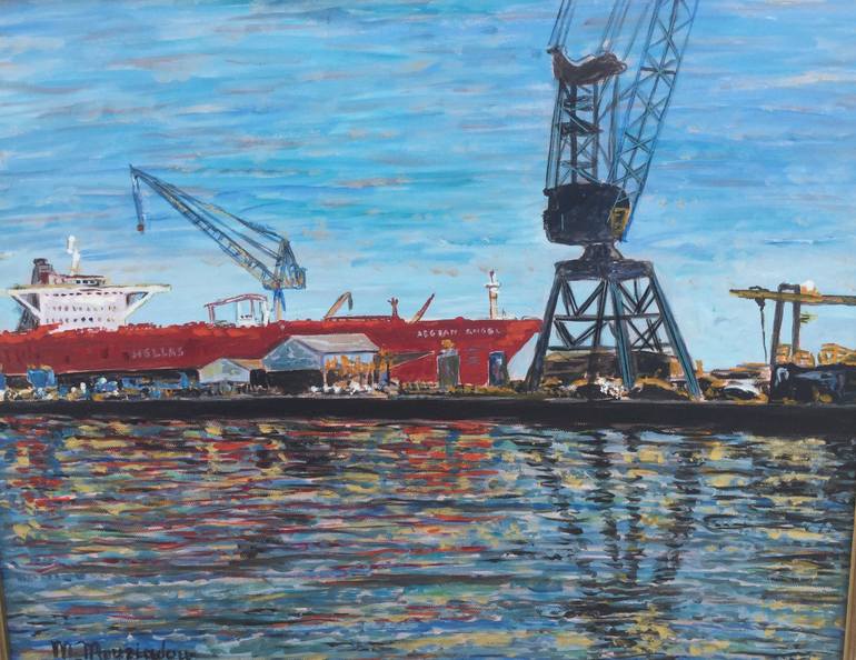 Shipyard paintings search result at PaintingValley.com