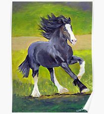 210x230 Shire Horse Painting Amp Mixed Media Posters Redbubble - Shire Horse Painting