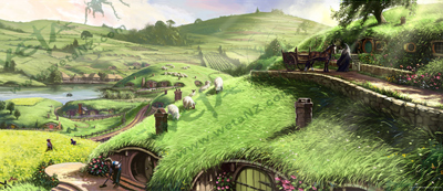 400x173 Own Your Own Piece Of The Shire - Shire Painting