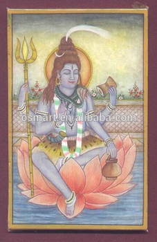 227x350 Paint As What You Want Art Work Lord Shiva Oil Painting On Canvas - Shiva Oil Painting