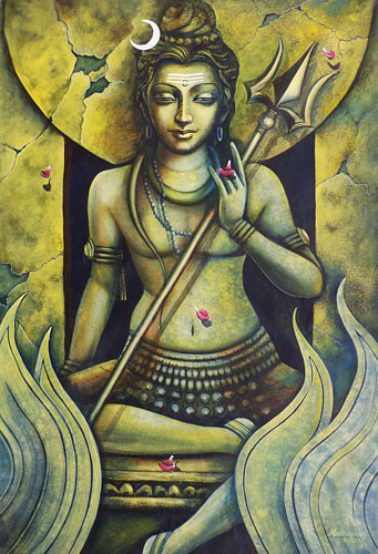 341x500 The Ever Increasing Demand For Shiva Oil Paintings Anyahh!! - Shiva Oil Painting
