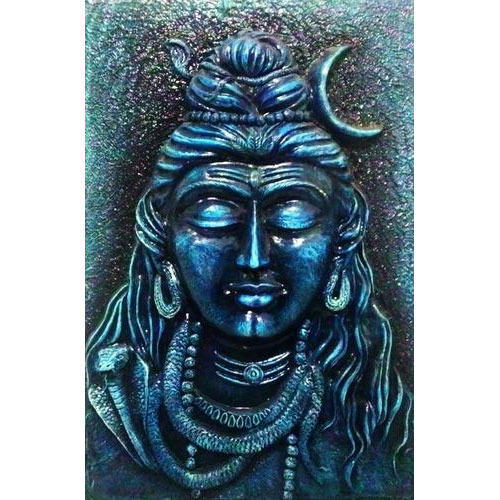 500x500 Lord Shiva Painting - Shiva Painting