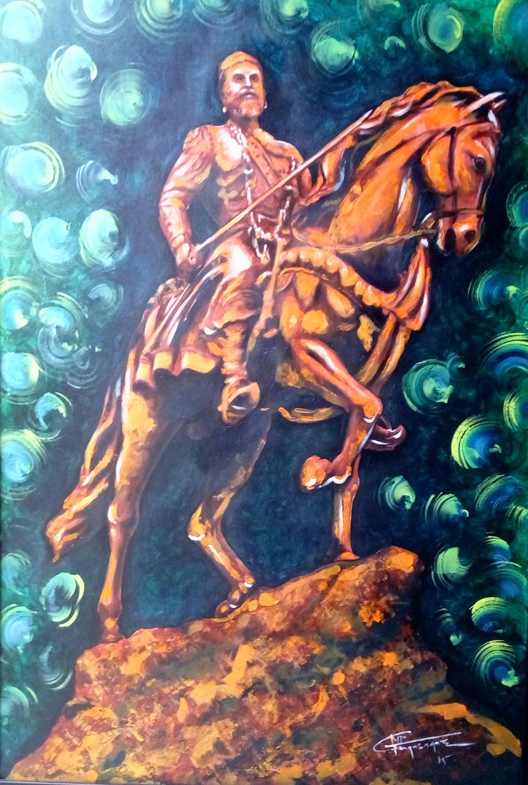 1078x1600 Shivaji Maharaj Painting Mayur.gangasagar - Shivaji Maharaj Painting