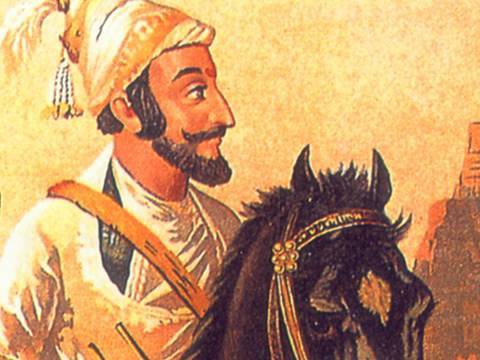 480x360 Sivaji Maharaj, Oil Painting, Raja Ravi Varma, India - Shivaji Maharaj Painting