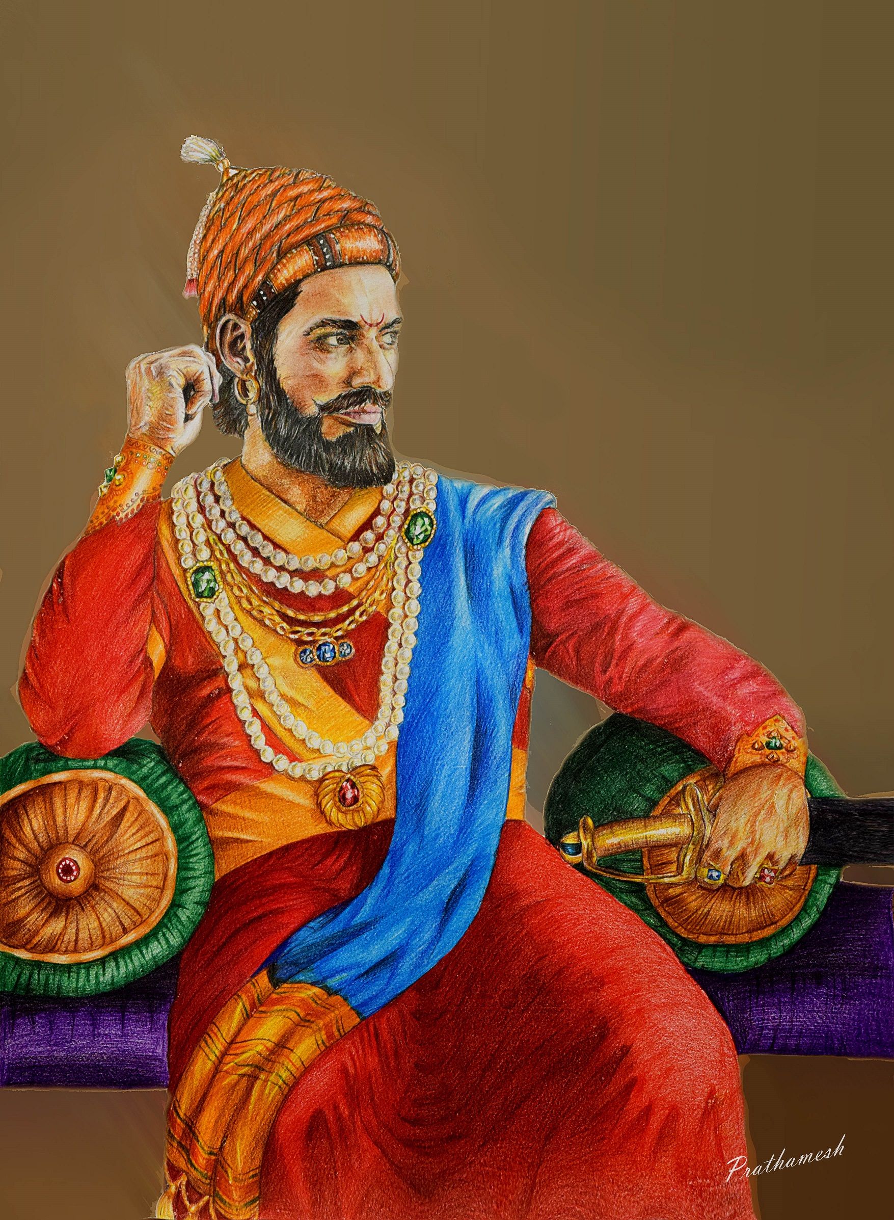 Shivaji Maharaj Painting At Paintingvalley Com Explore Collection Of Shivaji Maharaj Painting