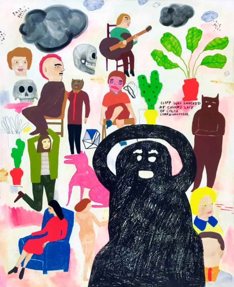 770x945 Saatchi Art Cliff Was Shocked - Shocked Painting