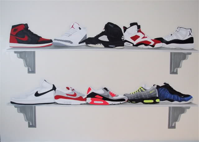 640x457 Jordan Iii, Father And Son Painting Pg15 - Shoe Painting For Jordans