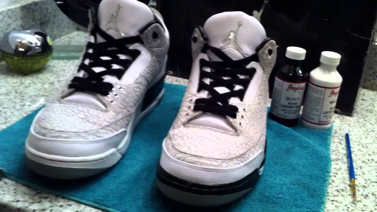 1280x720 Air Jordan Flip Iii Retro (White) Customized Repaint - Shoe Painting For Jordans