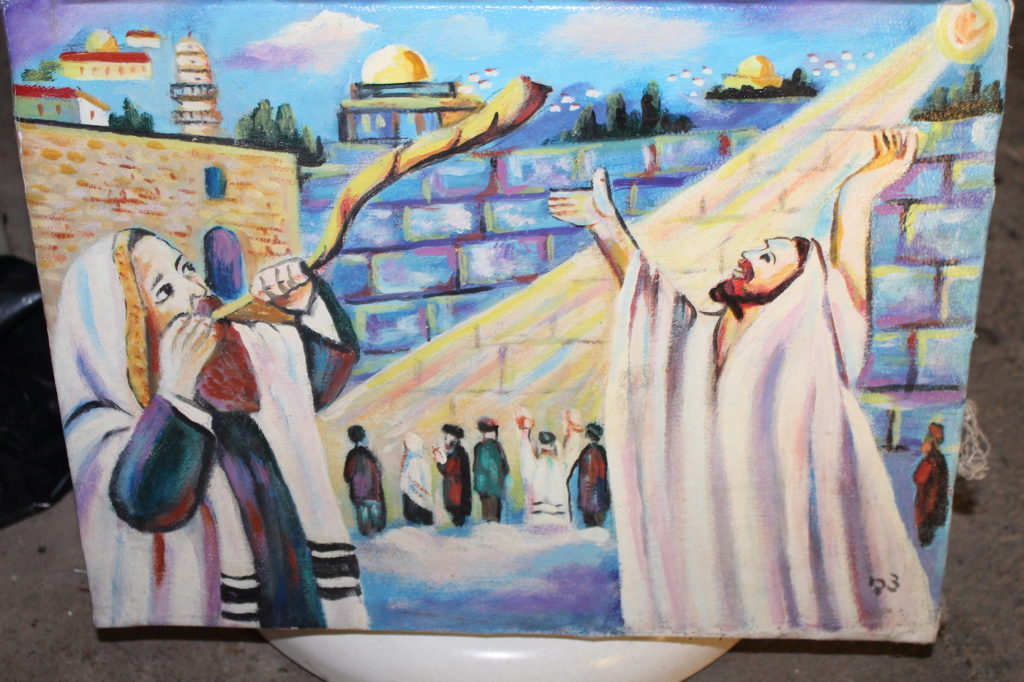 1024x682 Shofar - Shofar Painting
