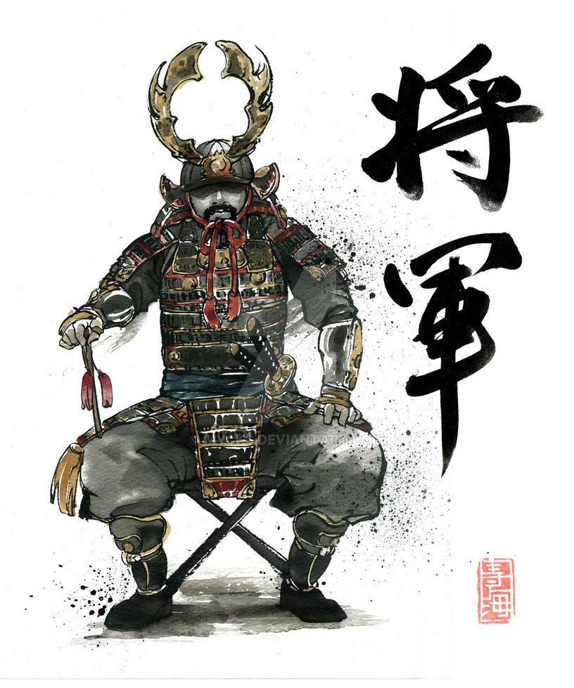 816x979 Shogun - Shogun Painting