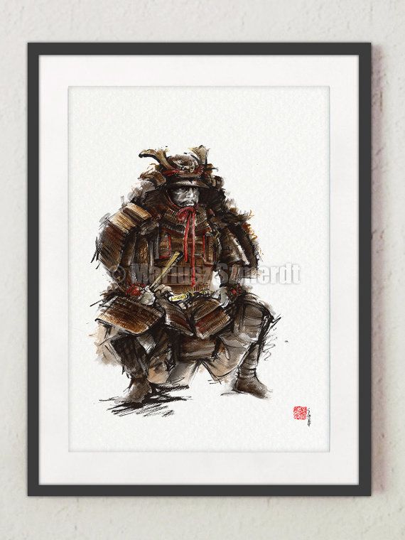 570x760 Samurai Armor - Shogun Painting