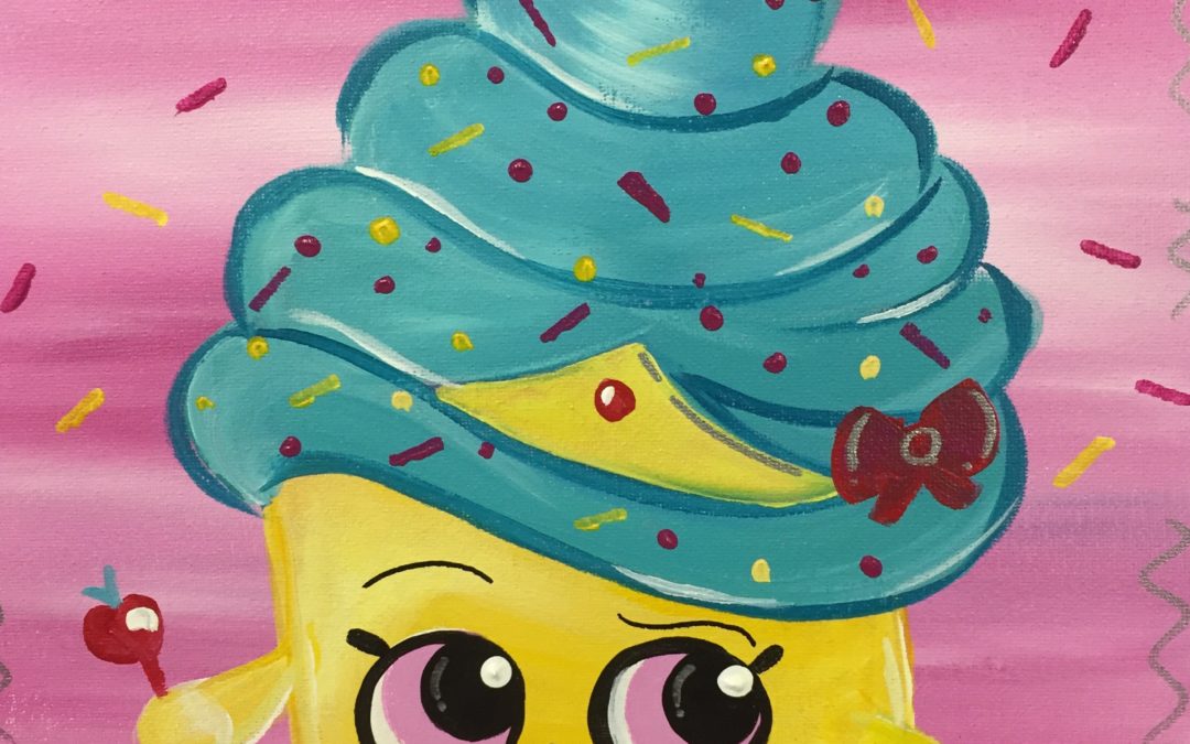 1080x675 Kid's Class The Queen Of Cupcakes Painting + Swapkins Event - Shopkins Painting