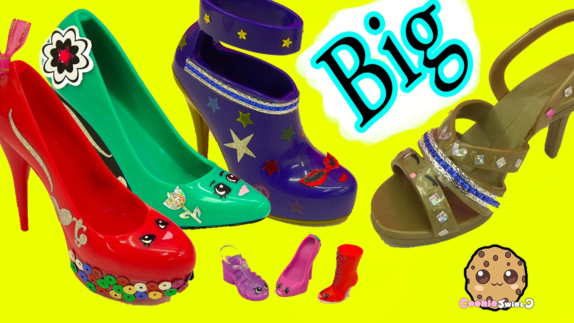 1920x1080 Painting + Designing Large Big Shopkins Inspired Shoes - Shopkins Painting