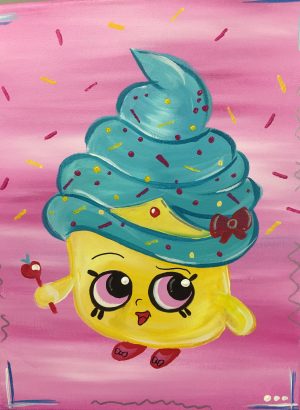300x410 Shopkins Cupcake Queen Masterpiece Mixers Louisville - Shopkins Painting
