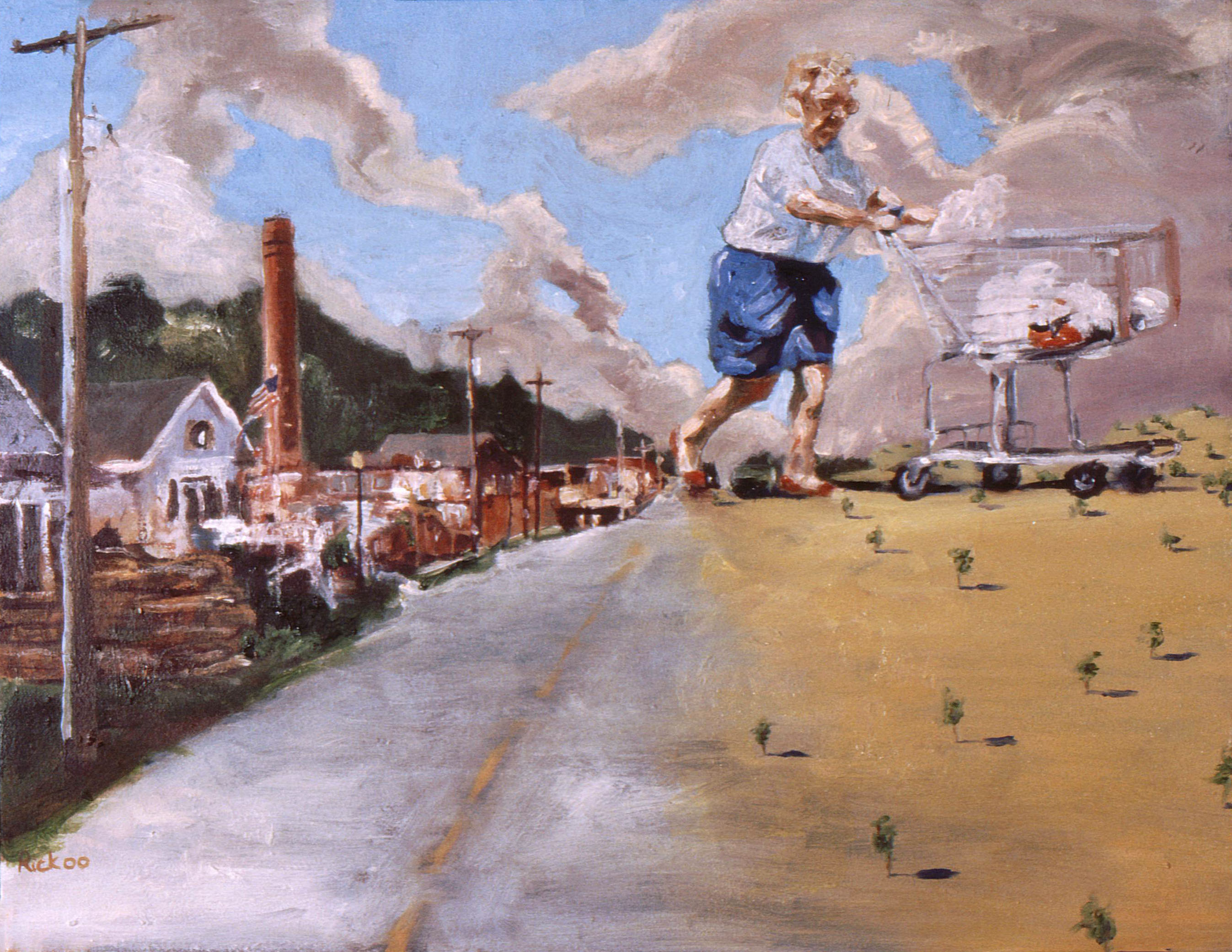 2694x2083 Shopping Cart Women Rick Tinney Portfolio - Shopping Cart Painting