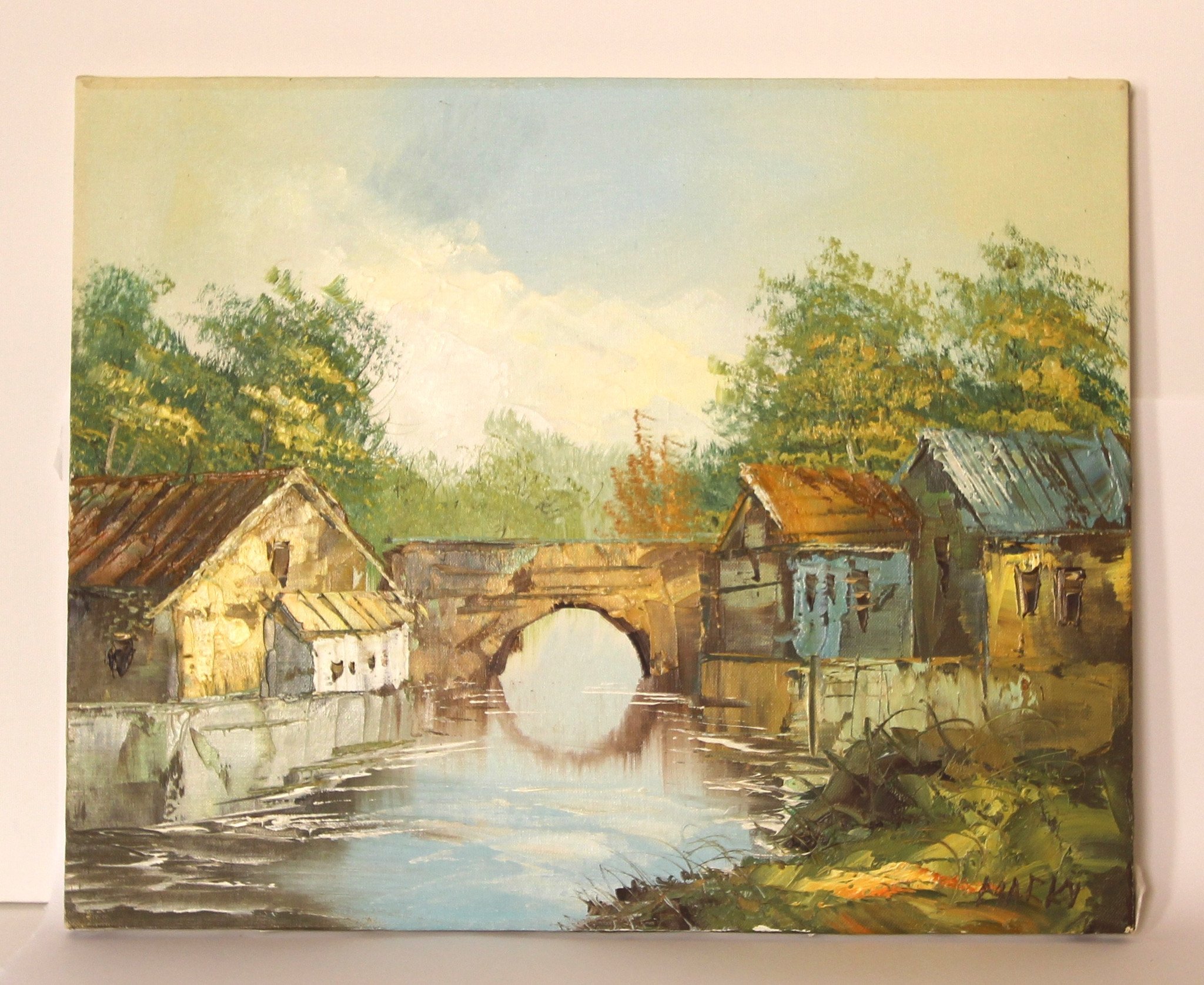 2048x1675 Vintage Painting Country Landscape By Marky Sedona Fine Art - Shopping Cart Painting