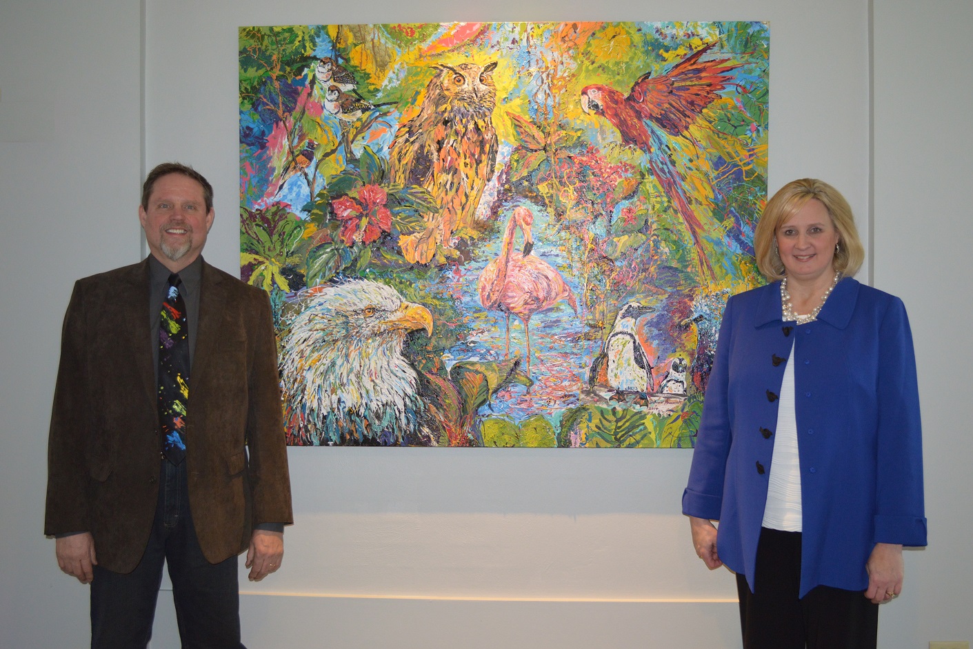 1411x941 The National Aviary - Show Painting