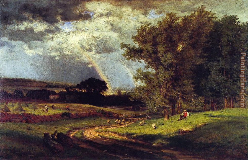 980x633 George Inness A Passing Shower Painting Anysize 50% Off - Shower Painting