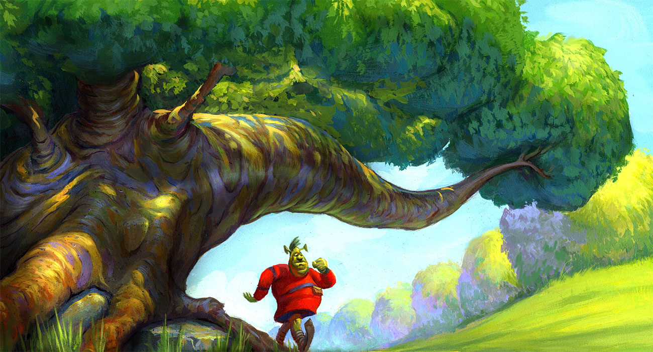 1300x701 Shrek 1 - Shrek Painting