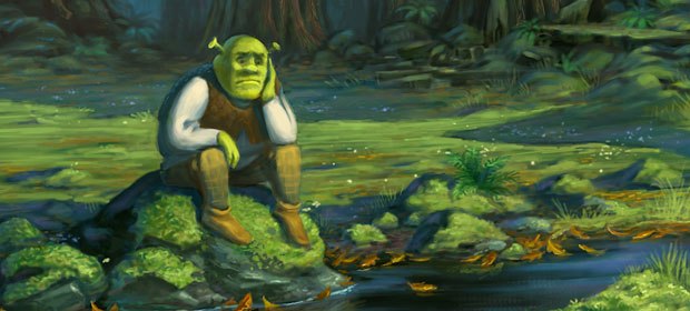 Shrek Painting at PaintingValley.com | Explore collection of Shrek Painting