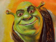 236x176 Watching Painting - Shrek Painting