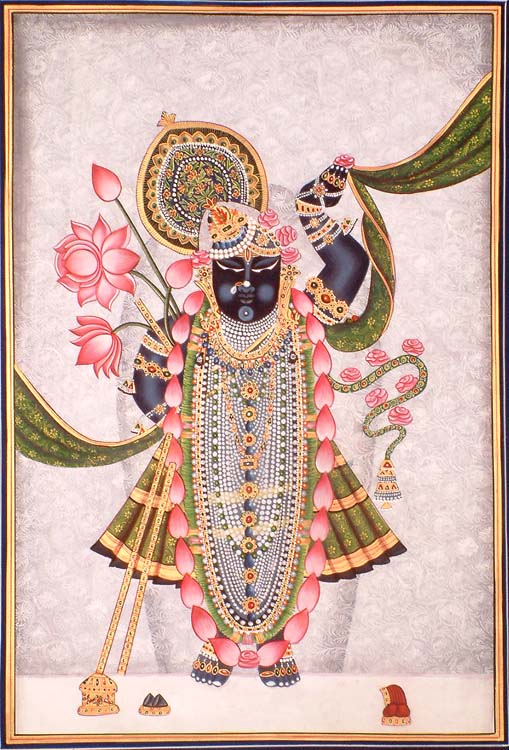 509x750 Pichhwai Paintings An Artistic Offering To Lord Krishna - Shrinathji Painting
