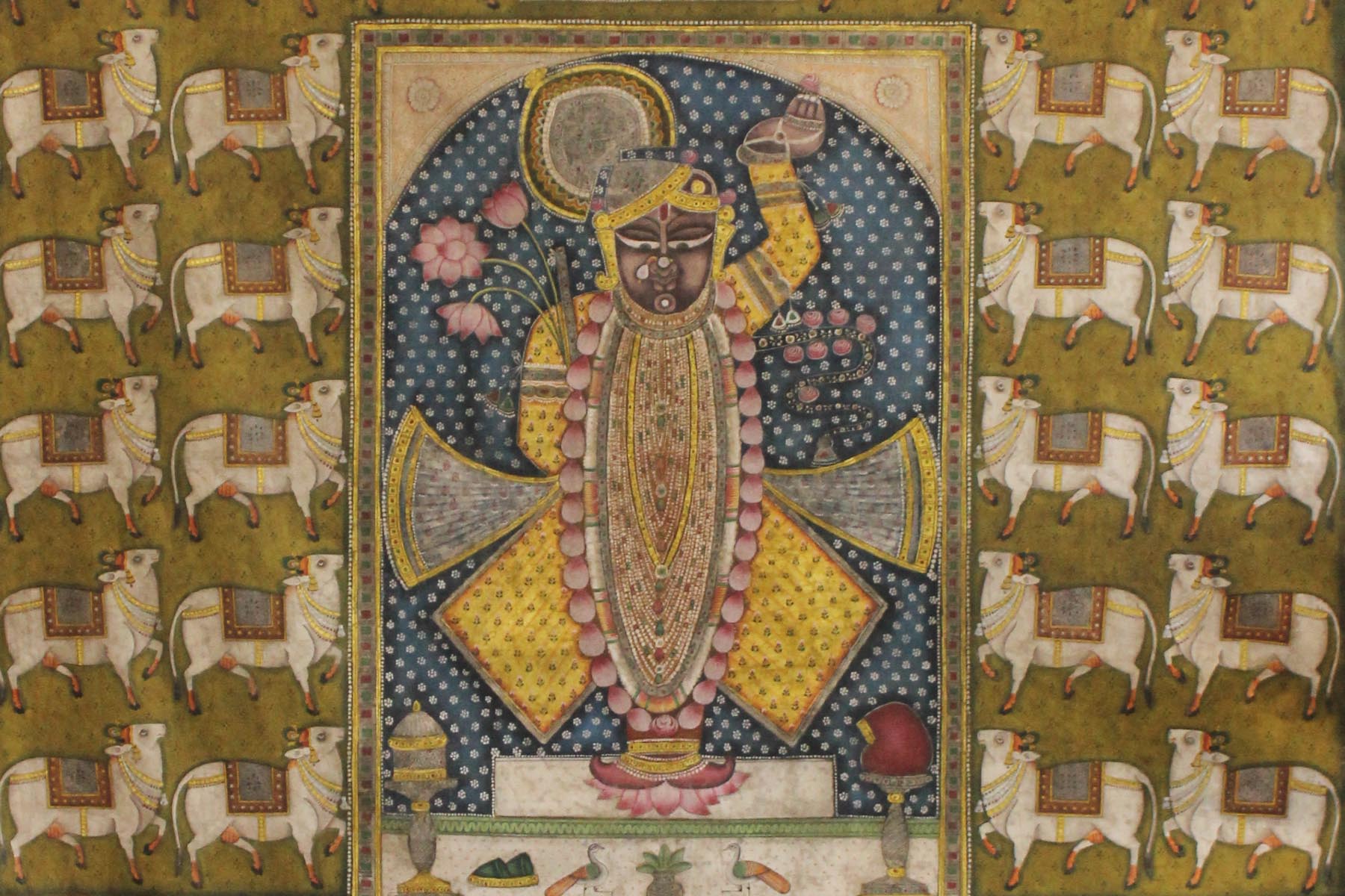 1800x1200 Shrinathji Pichwai The Edit The House Of Things - Shrinathji Painting