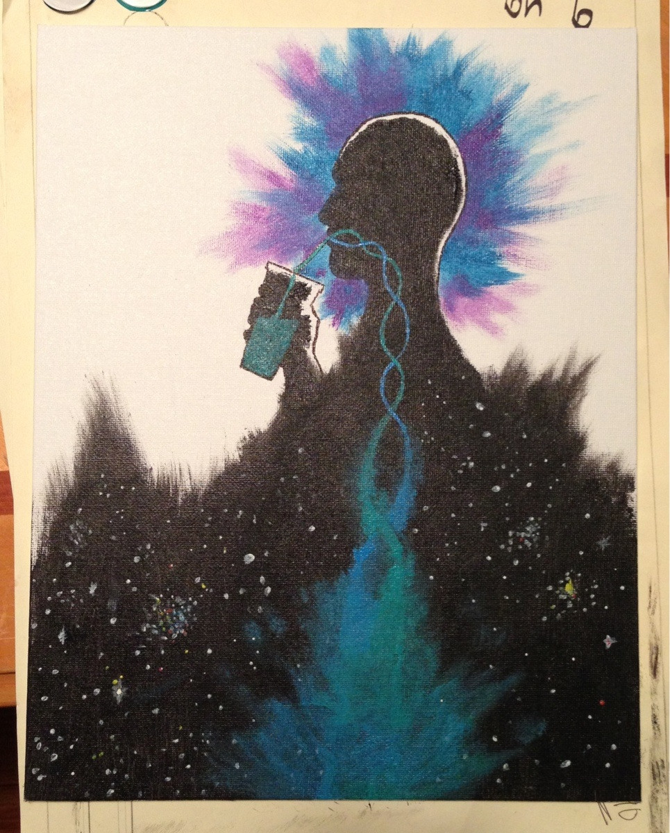 965x1200 I Recently Tried Shrooms For The First Time (I Later Learned That - Shroom Painting