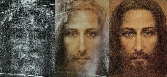 575x266 The Tlig Image - Shroud Of Turin Painting
