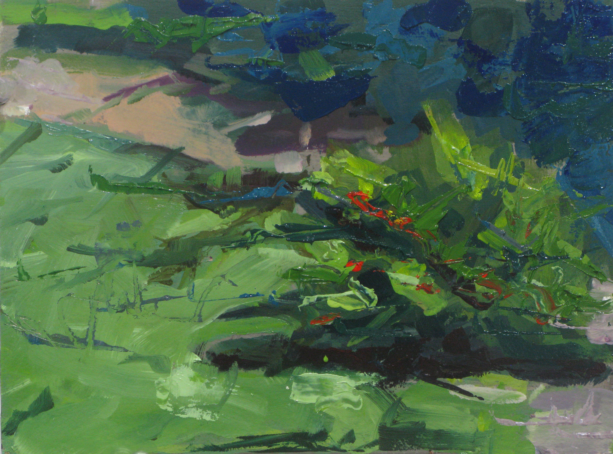 2025x1500 Painting Outside Bill Sharp Paintings Blog - Shrub Painting