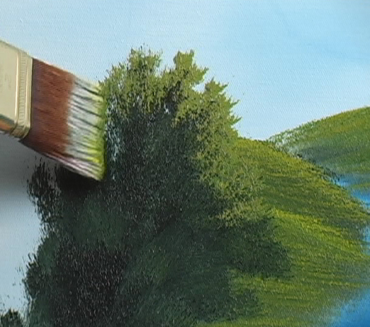 540x477 Videos Learn To Oil Paint With Darrell Crow Page 5 - Shrub Painting