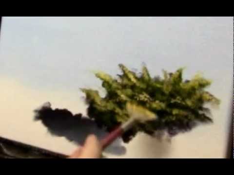 480x360 How To Paint A Gold Lace Juniper - Shrub Painting