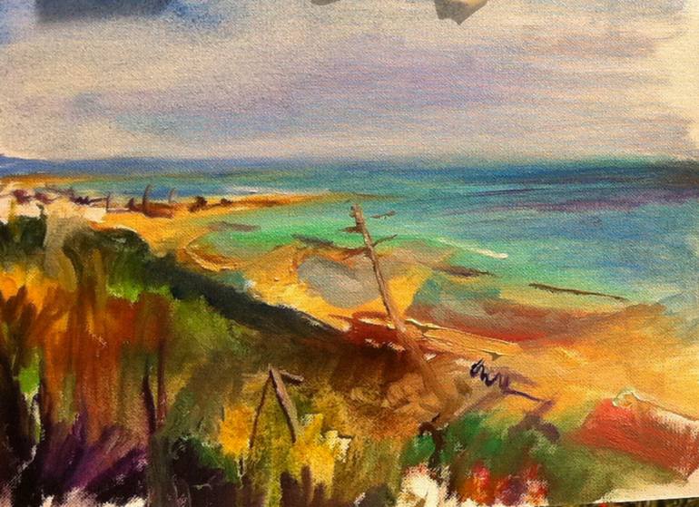 770x559 Saatchi Art Maddalusa Beach Sicily Painting By Giovanni Scifo - Sicily Painting