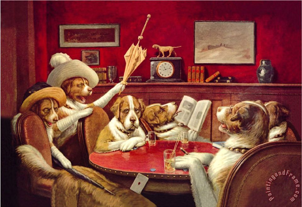 960x658 Cassius Marcellus Coolidge Sitting Up With A Sick Friend Painting - Sick Painting