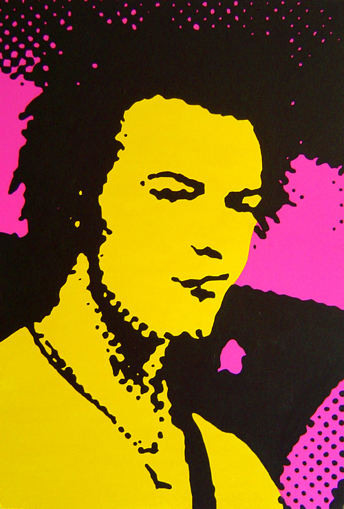 500x739 Sid Vicious - Sid Vicious Painting