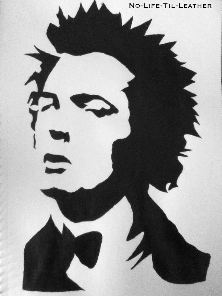 720x960 Sid Vicious God Save The Queen By No Life Til Leather - Sid Vicious Painting