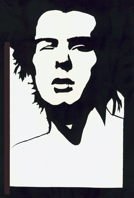 534x788 Sid Vicious Lives By Punkjazz - Sid Vicious Painting