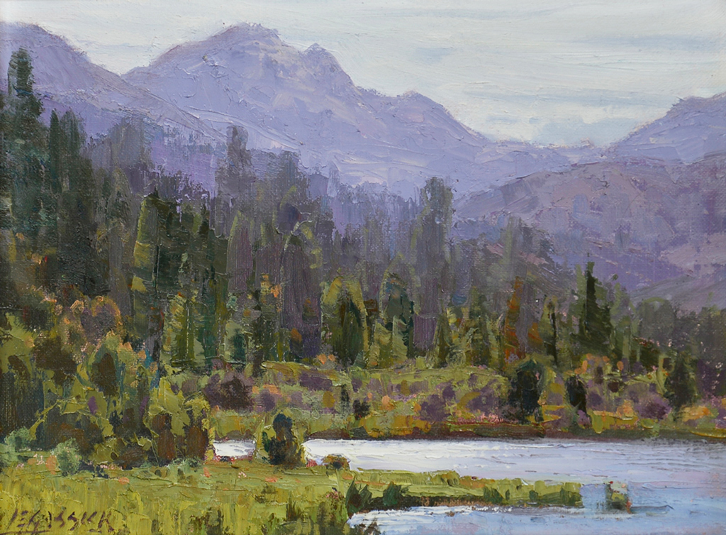 1024x754 Lily Lake Afternoon Light South Lake Tahoe, Sierra Nevada - Sierra Nevada Painting